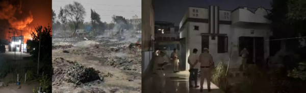 Bahadurgarh Blast: घर में दो जोरदार धमाके, आग में जलकर खत्म हुआ पूरा परिवार—गेट था अंदर से बंद, हादसा या साजिश?