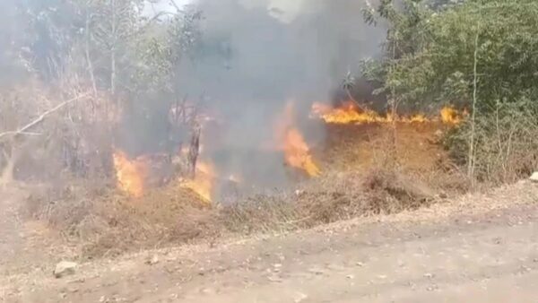 अकोला में शकुंतला रेलवे के लोको शेड में आग लगी, धुएं में समा गया इतिहास!