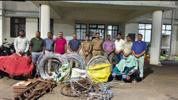 गोंदिया: बिजली खंभों से एल्युमीनियम तार चुराने वाला गिरोह गिरफ्तार