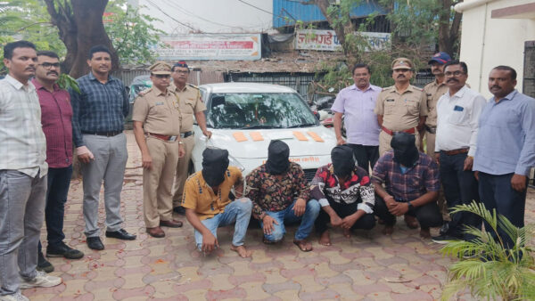 ऑपरेशन थंडर: नागपुर पुलिस की ड्रग माफियाओं पर बड़ी कार्रवाई, ₹18.65 लाख की एमडी जब्त, चार आरोपी गिरफ्तार