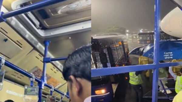 नागपुर एयरपोर्ट पर इंडिगो की बड़ी लापरवाही: टपकती बस से यात्रियों को कराया सफर, मंत्री आशीष जायसवाल और विधायक देशमुख भी थे मौजूद