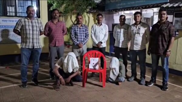 चंद्रपुर: चाकू और ज़िंदा कारतूस के साथ दो आरोपी गिरफ्तार, ब्रह्मपुरी तहसील में स्थानीय अपराध शाखा की छापेमारी