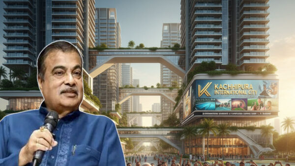 काछीपुरा में BKC की तर्ज़ पर बनेगा भव्य व्यावसायिक केंद्र; नितिन गडकरी ने 20 अंतरराष्ट्रीय मार्केट और 4 स्पोर्ट्स सेंटर की घोषणा की