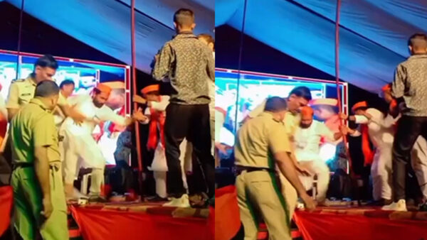 भंडारा: विधायक नरेंद्र भोंडेकर के कार्यक्रम में बड़ा हादसा, गायन के दौरान मंच गिरा, कई कार्यकर्ता घायल