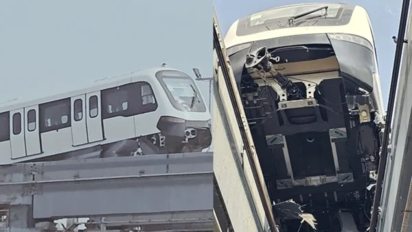 मुंबई में मोनोरेल पटरी से उतरी, हवा में उठ गया पहला डिब्बा