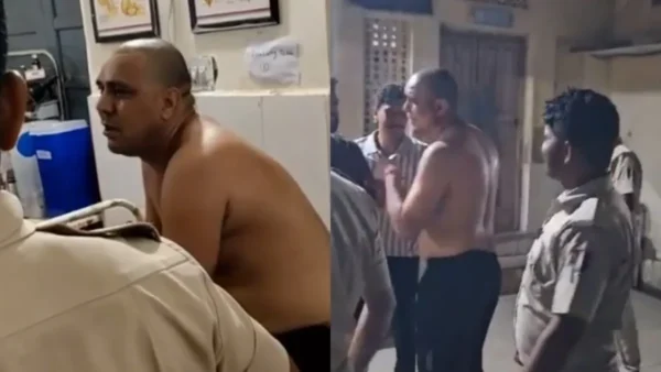 शराब के नशे में उप जेलर ने सिपाही से की मारपीट, हंगामा करने पर वायरल वीडियो के बाद गिरी गाज